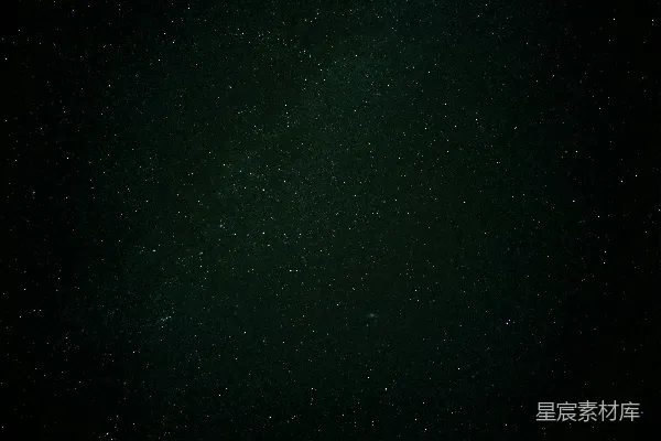 高清摄影 绿色和黑色的星空