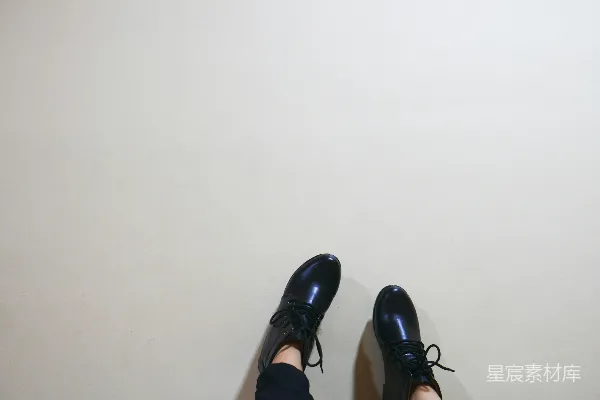 高清摄影 黑色皮鞋