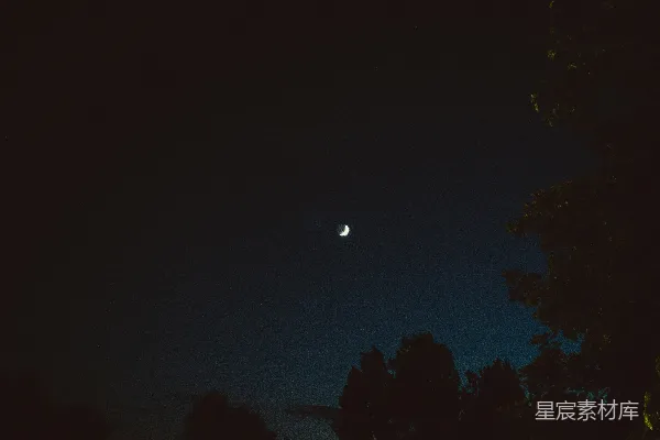高清摄影 新月