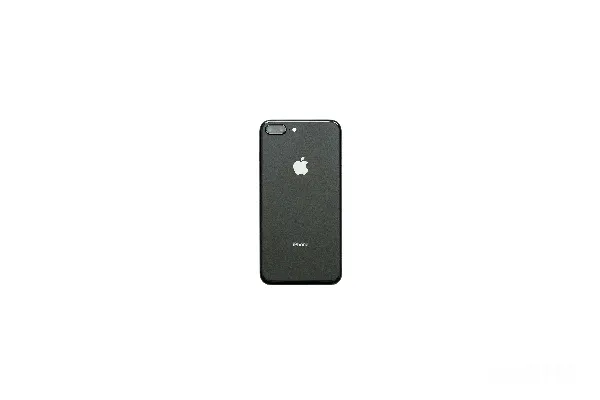 高清摄影 黑色的iPhone 7 Plus放在白色表面上