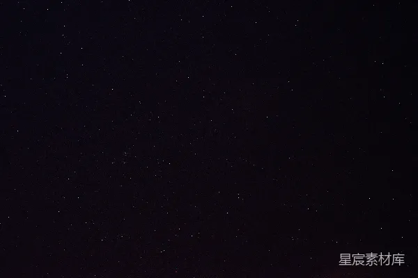 高清摄影 一个有几颗星星的夜空