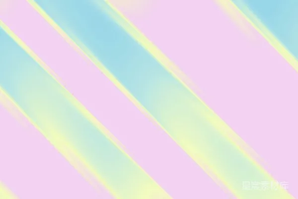 高清摄影 淡色的对角条纹，蓝色、粉色和黄色相间。