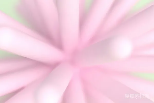 高清摄影 一张模糊的粉红色花朵图像，背景是绿色。