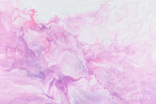 高清摄影 一种非常漂亮的粉紫色液体画作