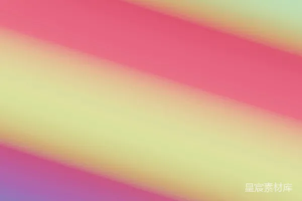高清摄影 抽象的淡色渐变背景，带有对角线的粉红色和黄色条带。