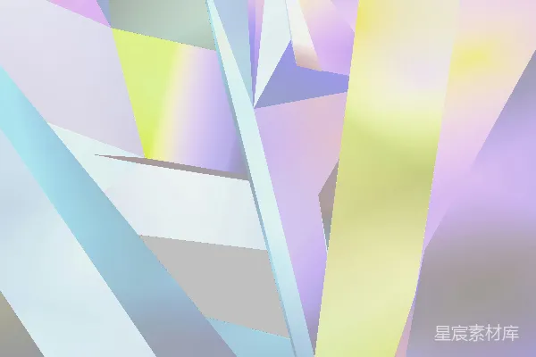 高清摄影 抽象几何形状，搭配柔和的淡色和柔和的光线