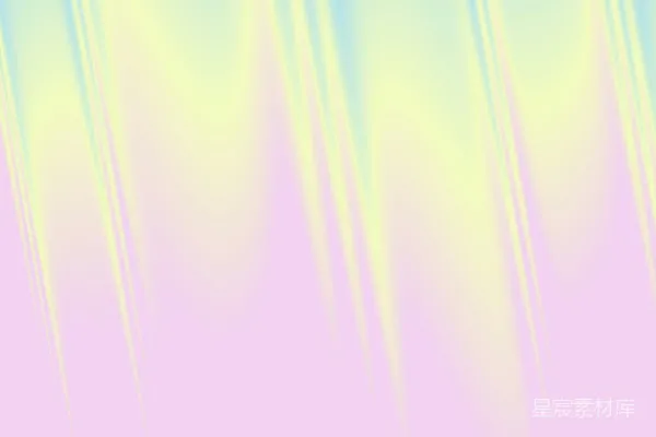 高清摄影 抽象的波浪形渐变色，蓝色、黄色和粉色相间。