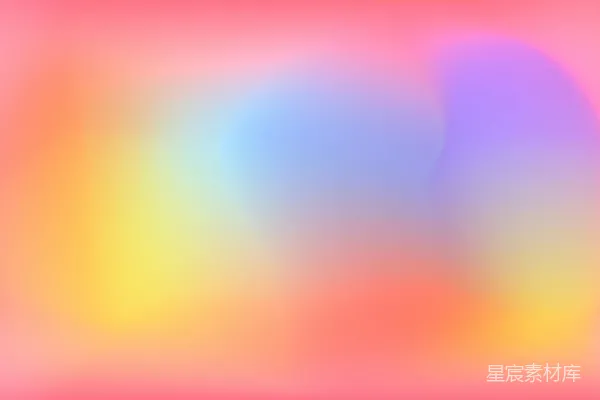 高清摄影 一个充满活力的渐变背景，带有柔和、多彩的过渡效果。