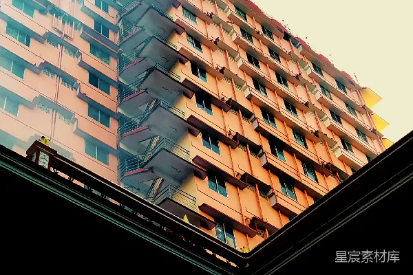 高清摄影 白天的棕色建筑