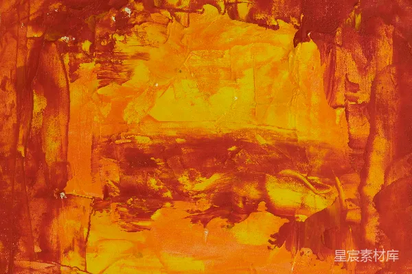 高清摄影 黄色和红色的抽象画