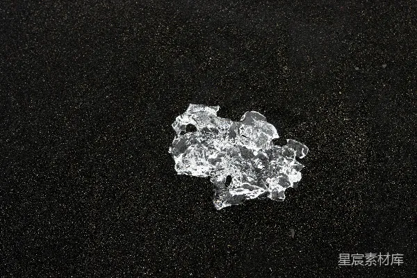 高清摄影 一枚水晶的特写