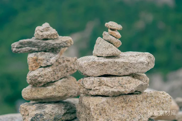 高清摄影 一堆石头