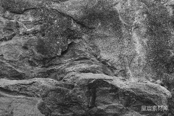 高清摄影 一张黑白相间的岩石照片