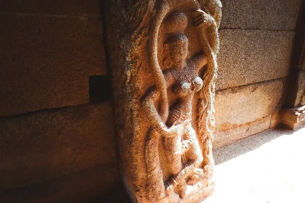 高清摄影 古代女神石雕