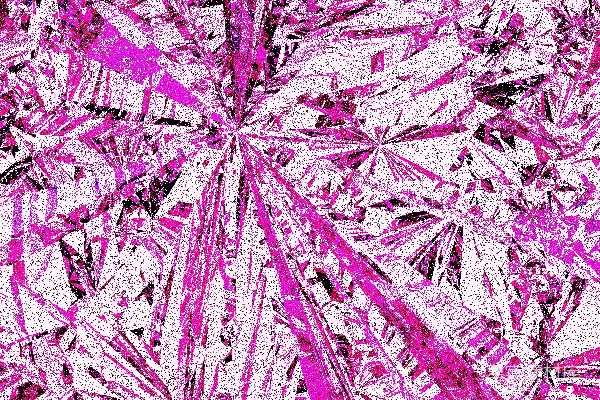 高清摄影 粉色晶体抽象设计。