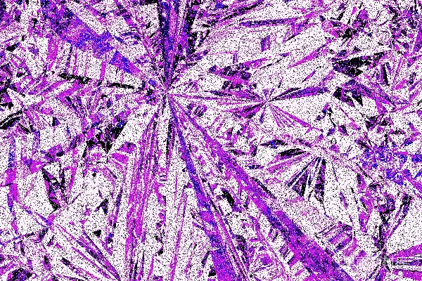 高清摄影 紫色的，抽象的，反光的晶体图案。