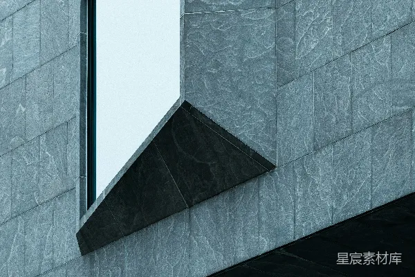 高清摄影 建筑物的一个角落，上面有一个窗户。