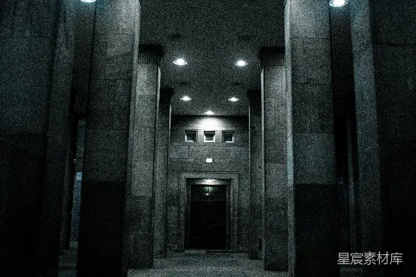 高清摄影 灰色空置的建筑