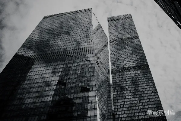 高清摄影 几栋高大的建筑物