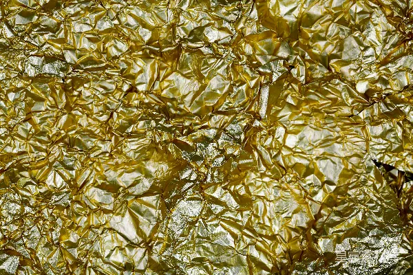 高清摄影 黄白相间的落叶在地上。