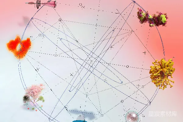 高清摄影 一个圆柱形物体上有很多不同的东西。