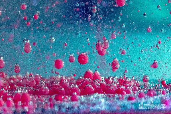 高清摄影 红白抽象画