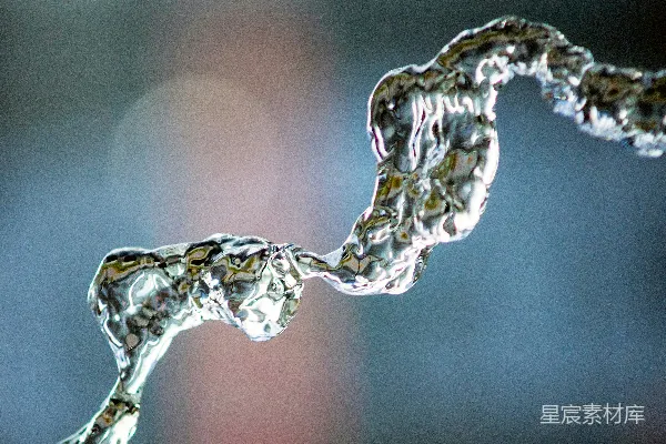 高清摄影 灰色树枝上的水滴