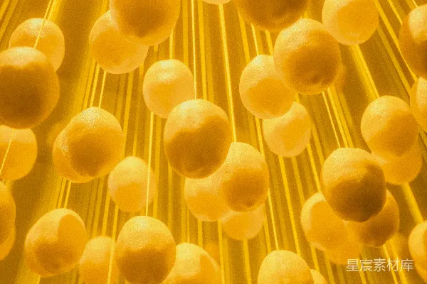 高清摄影 一张黄色球体的特写照片