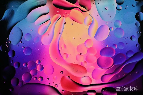 高清摄影 紫色和蓝色的抽象画