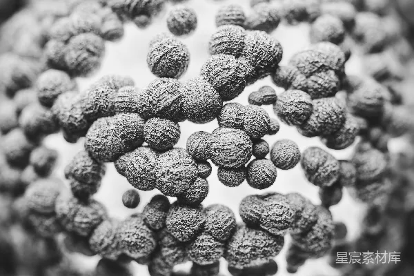 高清摄影 黑白照片中的一组球