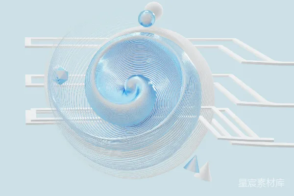 高清摄影 一个蓝色背景下的灯泡