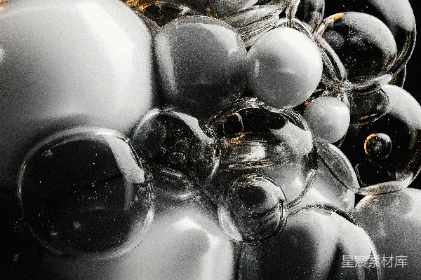 高清摄影 一串漂浮在空中的气泡