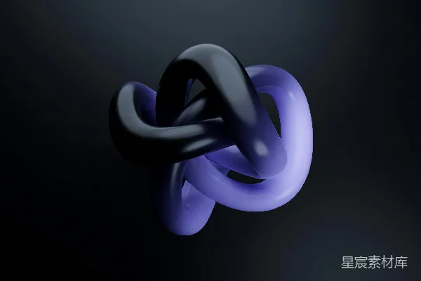 高清摄影 在黑暗中，一个黑色和紫色的物体被展示出来。