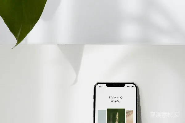 高清摄影 黑色的iPhone 5在白色打印纸上