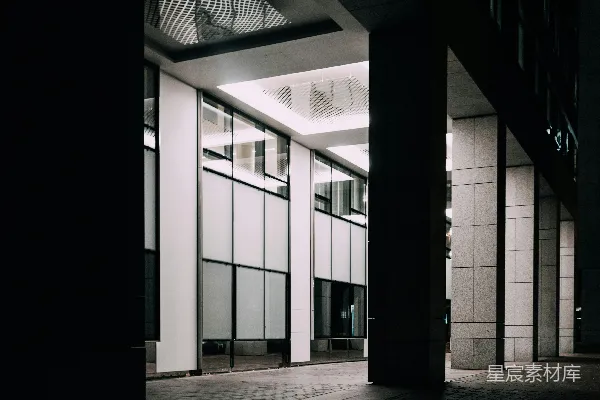 高清摄影 混凝土建筑的灰度摄影