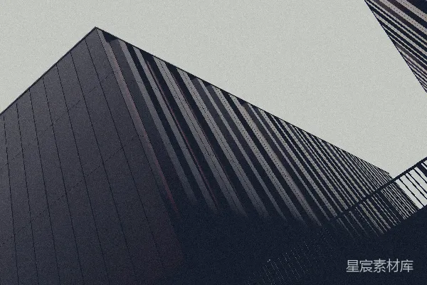高清摄影 几栋高大的建筑物挨在一起。