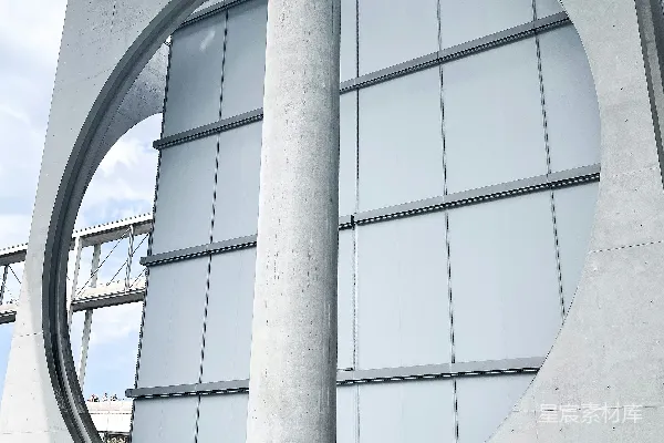 高清摄影 白天的白色混凝土建筑