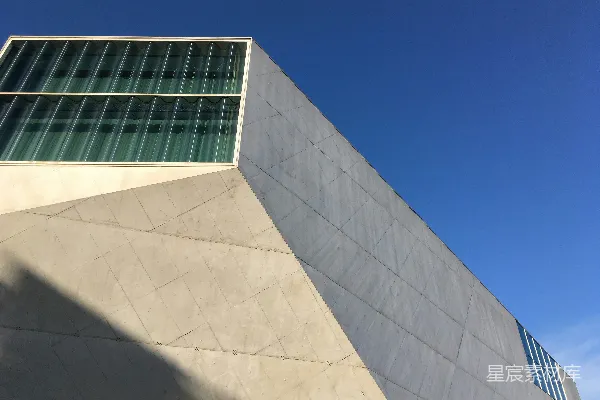 高清摄影 白色混凝土建筑