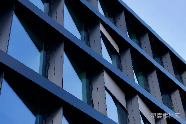 高清摄影 一座建筑的低角度视图