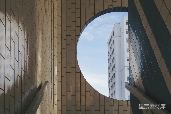 高清摄影 白色混凝土建筑