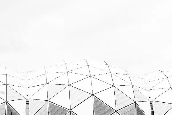 高清摄影 浅景深拍摄的白色建筑照片