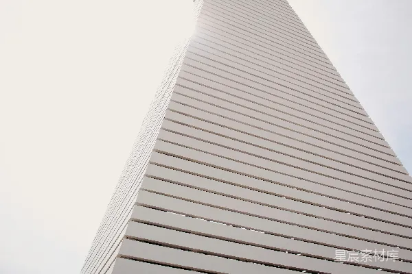 高清摄影 白天的高层白色建筑