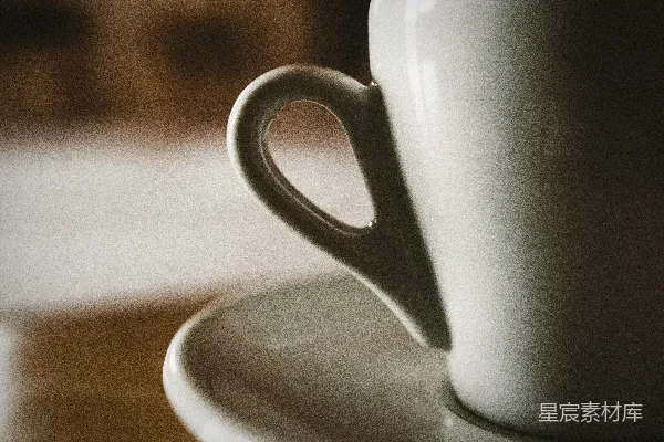 高清摄影 白瓷杯和托盘