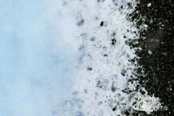 高清摄影 从鸟瞰的角度观察地面和水体