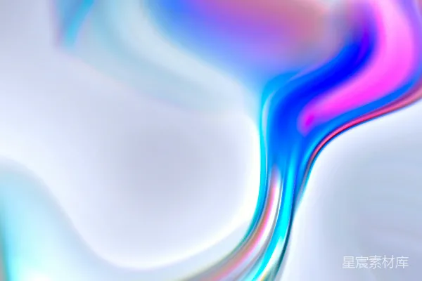 高清摄影 抽象流体艺术，以鲜艳的粉红和蓝色漩涡为特征。