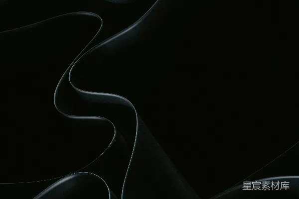 高清摄影 抽象的黑色背景带有波浪线