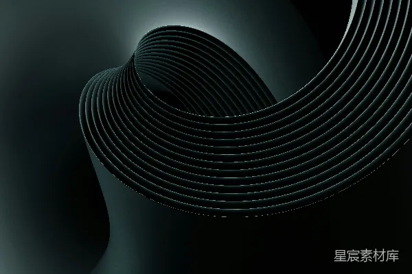 高清摄影 抽象的黑白背景，带有曲线。