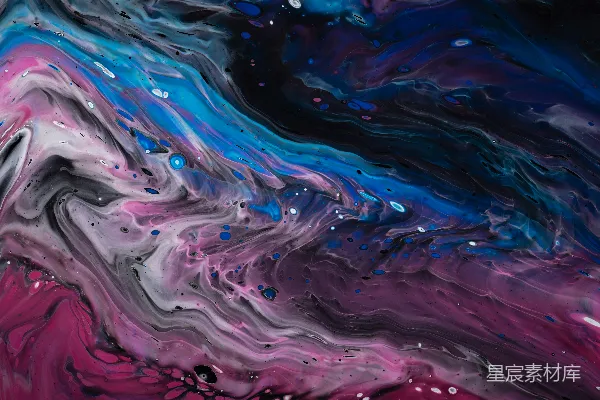 高清摄影 多色抽象画