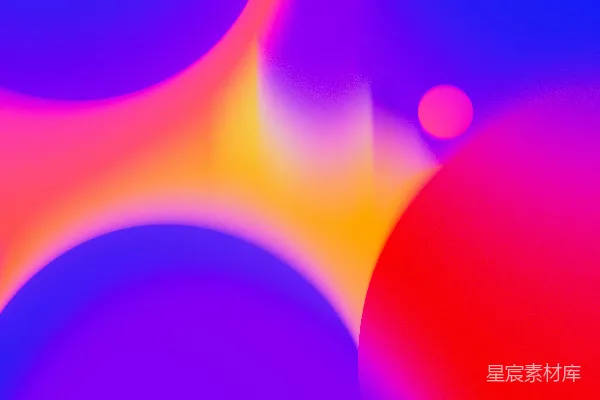 高清摄影 一个由不同颜色的圆圈组成的多彩背景