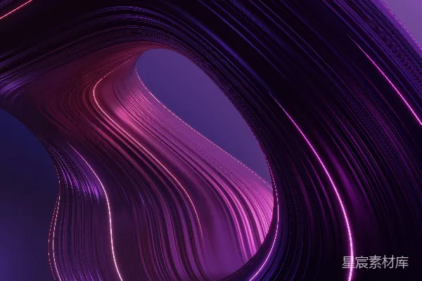 高清摄影 一个带有线条和曲线的紫色抽象背景